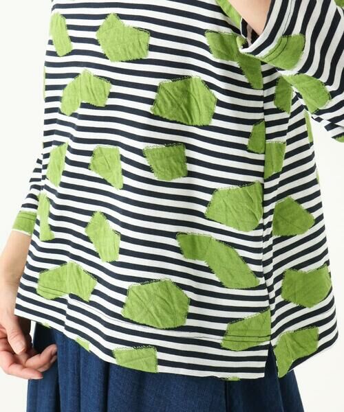 GIANNI LO GIUDICE / ジャンニ・ロ・ジュディチェ カットソー | [洗える・日本製]浮雲ジャガードショート丈カットソー | 詳細7