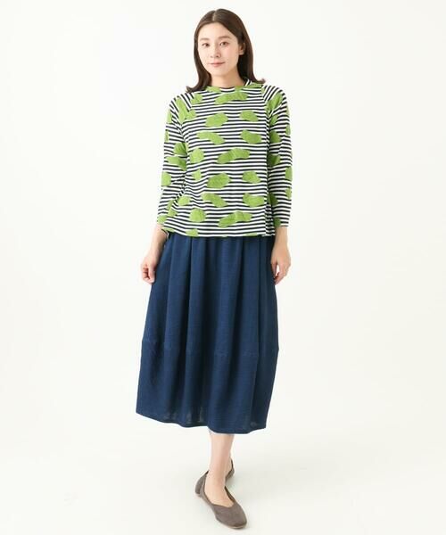 GIANNI LO GIUDICE / ジャンニ・ロ・ジュディチェ カットソー | [洗える・日本製]浮雲ジャガードショート丈カットソー | 詳細9