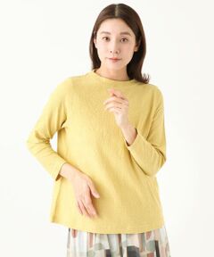 GIANNI LO GIUDICE / ジャンニ・ロ・ジュディチェ カットソー | [洗える・日本製]綿麻バイアスチェックジャガード