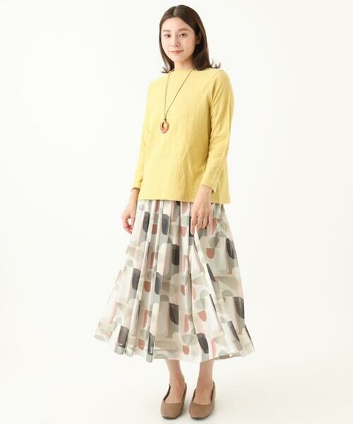 GIANNI LO GIUDICE / ジャンニ・ロ・ジュディチェ カットソー | [洗える・日本製]綿麻バイアスチェックジャガード | 詳細3