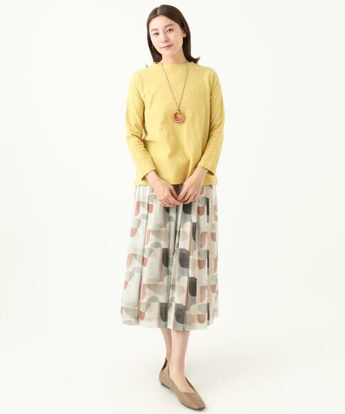 GIANNI LO GIUDICE / ジャンニ・ロ・ジュディチェ カットソー | [洗える・日本製]綿麻バイアスチェックジャガード | 詳細4