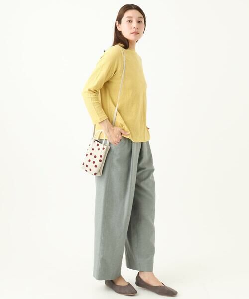 GIANNI LO GIUDICE / ジャンニ・ロ・ジュディチェ カットソー | [洗える・日本製]綿麻バイアスチェックジャガード | 詳細6