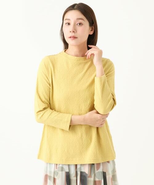 GIANNI LO GIUDICE / ジャンニ・ロ・ジュディチェ カットソー | [洗える・日本製]綿麻バイアスチェックジャガード | 詳細7