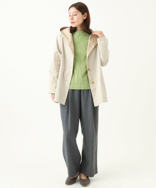 GIANNI LO GIUDICE / ジャンニ・ロ・ジュディチェ カットソー | [洗える・日本製]綿麻バイアスチェックジャガード | 詳細13