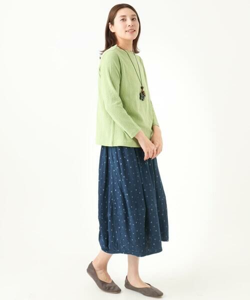 GIANNI LO GIUDICE / ジャンニ・ロ・ジュディチェ カットソー | [洗える・日本製]綿麻バイアスチェックジャガード | 詳細15