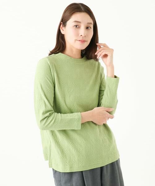 GIANNI LO GIUDICE / ジャンニ・ロ・ジュディチェ カットソー | [洗える・日本製]綿麻バイアスチェックジャガード | 詳細9