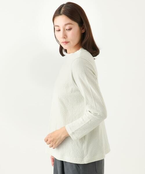 GIANNI LO GIUDICE / ジャンニ・ロ・ジュディチェ カットソー | [洗える・日本製]綿麻バイアスチェックジャガード | 詳細19