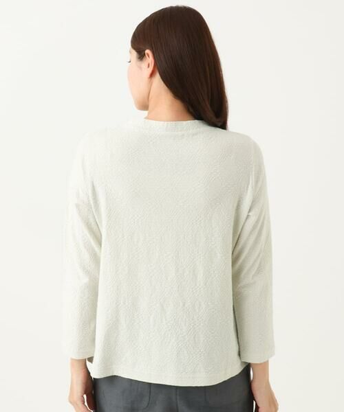 GIANNI LO GIUDICE / ジャンニ・ロ・ジュディチェ カットソー | [洗える・日本製]綿麻バイアスチェックジャガード | 詳細20