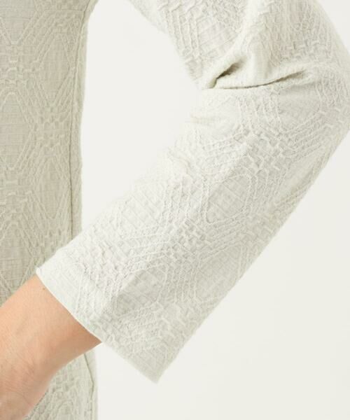 GIANNI LO GIUDICE / ジャンニ・ロ・ジュディチェ カットソー | [洗える・日本製]綿麻バイアスチェックジャガード | 詳細22