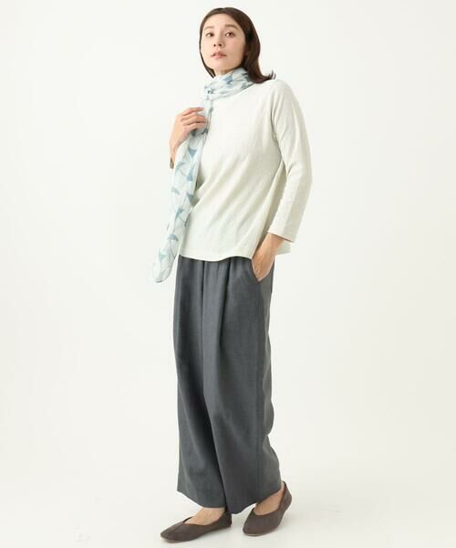 GIANNI LO GIUDICE / ジャンニ・ロ・ジュディチェ カットソー | [洗える・日本製]綿麻バイアスチェックジャガード | 詳細26