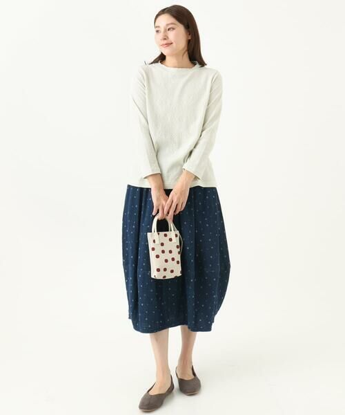 GIANNI LO GIUDICE / ジャンニ・ロ・ジュディチェ カットソー | [洗える・日本製]綿麻バイアスチェックジャガード | 詳細29