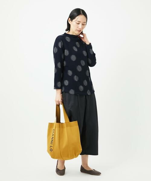 GIANNI LO GIUDICE / ジャンニ・ロ・ジュディチェ カットソー | [洗える・日本製]強撚コットンドットジャガードカットソー | 詳細10