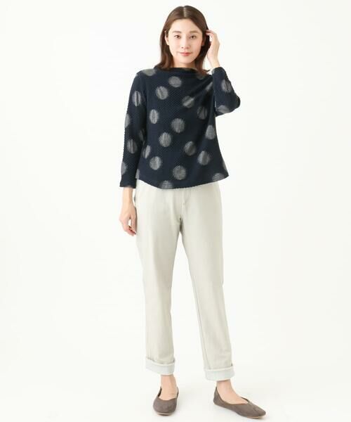 GIANNI LO GIUDICE / ジャンニ・ロ・ジュディチェ カットソー | [洗える・日本製]強撚コットンドットジャガードカットソー | 詳細4