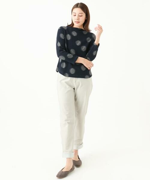 GIANNI LO GIUDICE / ジャンニ・ロ・ジュディチェ カットソー | [洗える・日本製]強撚コットンドットジャガードカットソー | 詳細6