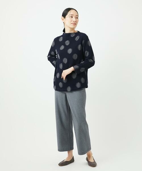 GIANNI LO GIUDICE / ジャンニ・ロ・ジュディチェ カットソー | [洗える・日本製]強撚コットンドットジャガードカットソー | 詳細8