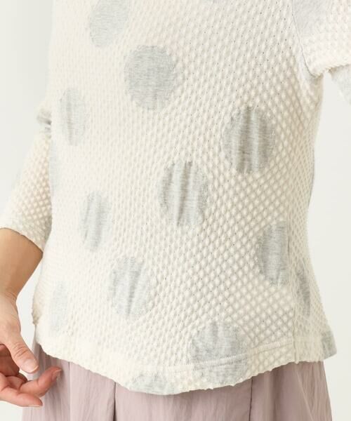 GIANNI LO GIUDICE / ジャンニ・ロ・ジュディチェ カットソー | [洗える・日本製]強撚コットンドットジャガードカットソー | 詳細11