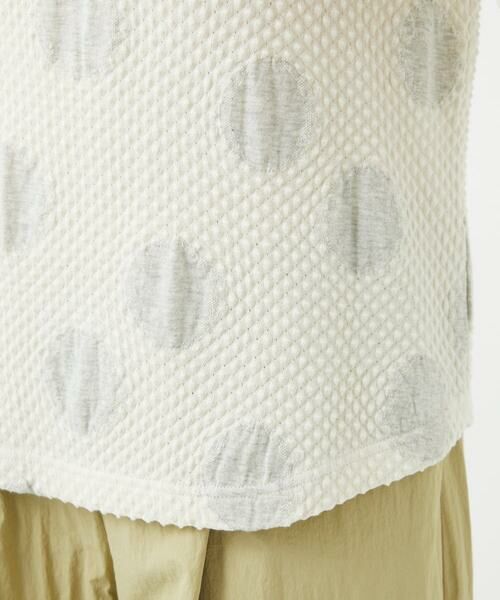 GIANNI LO GIUDICE / ジャンニ・ロ・ジュディチェ カットソー | [洗える・日本製]強撚コットンドットジャガードカットソー | 詳細20