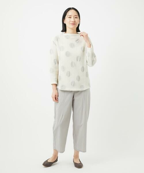 GIANNI LO GIUDICE / ジャンニ・ロ・ジュディチェ カットソー | [洗える・日本製]強撚コットンドットジャガードカットソー | 詳細24