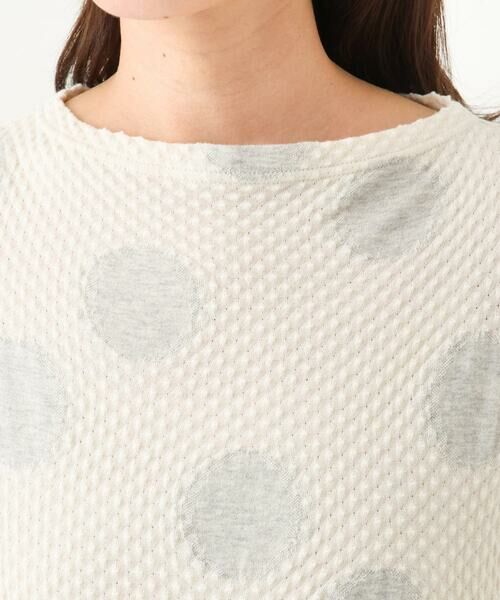 GIANNI LO GIUDICE / ジャンニ・ロ・ジュディチェ カットソー | [洗える・日本製]強撚コットンドットジャガードカットソー | 詳細9