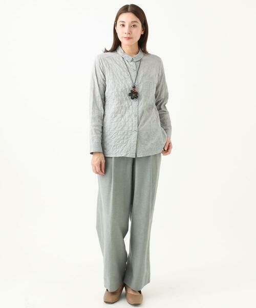 GIANNI LO GIUDICE / ジャンニ・ロ・ジュディチェ その他パンツ | [日本製]GREEK綿麻ラミーツイルワイドパンツ | 詳細14