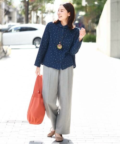 GIANNI LO GIUDICE / ジャンニ・ロ・ジュディチェ その他パンツ | [日本製]GREEK綿麻ラミーツイルワイドパンツ | 詳細17