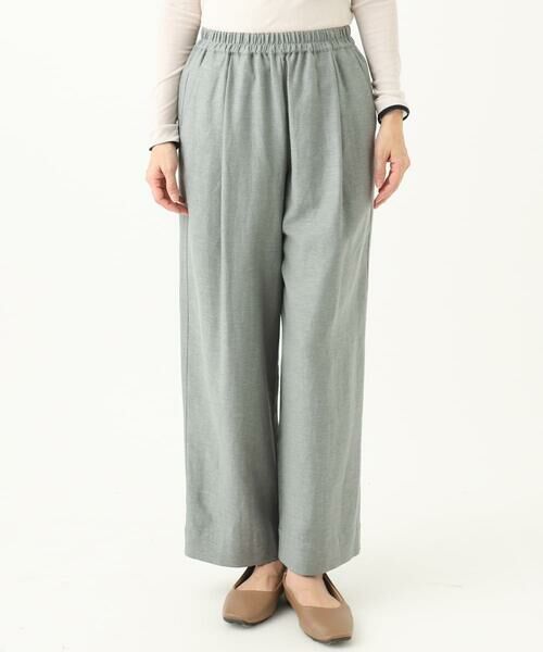 GIANNI LO GIUDICE / ジャンニ・ロ・ジュディチェ その他パンツ | [日本製]GREEK綿麻ラミーツイルワイドパンツ | 詳細2