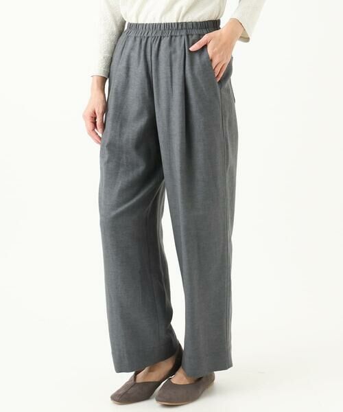 GIANNI LO GIUDICE / ジャンニ・ロ・ジュディチェ その他パンツ | [日本製]GREEK綿麻ラミーツイルワイドパンツ | 詳細19