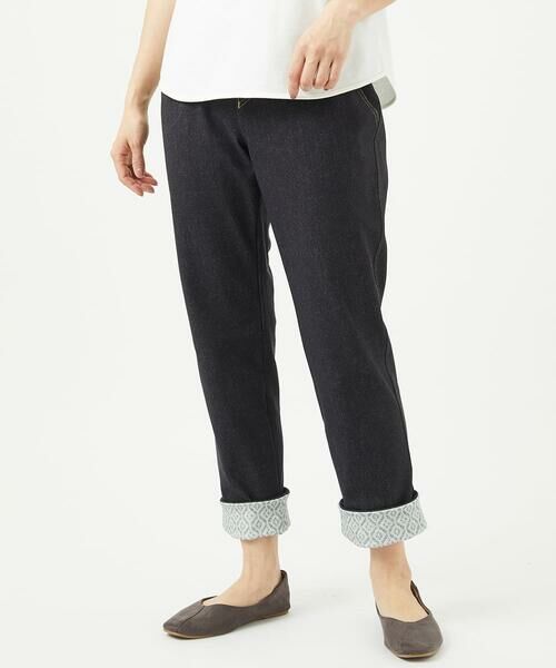 GIANNI LO GIUDICE / ジャンニ・ロ・ジュディチェ その他パンツ | [洗える・日本製]デニムレースパンツ | 詳細1