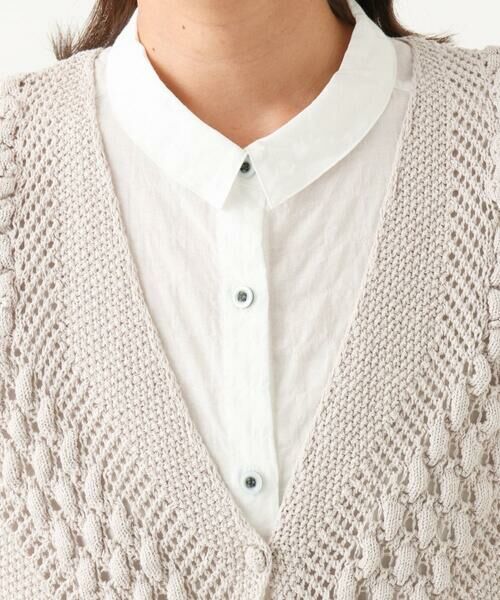 GIANNI LO GIUDICE / ジャンニ・ロ・ジュディチェ ベスト | [洗える]透かし編みGAUSSニットベスト | 詳細11