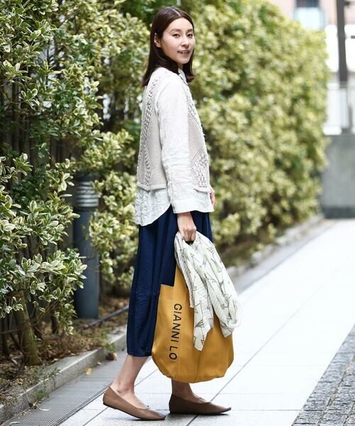 GIANNI LO GIUDICE / ジャンニ・ロ・ジュディチェ ベスト | [洗える]透かし編みGAUSSニットベスト | 詳細19