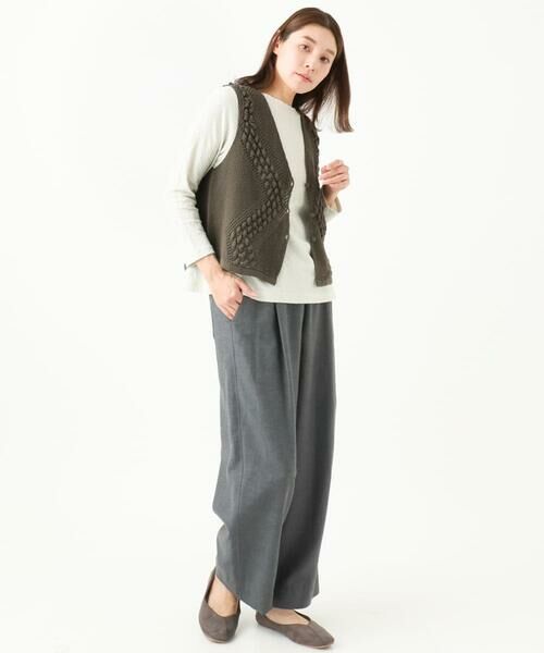 GIANNI LO GIUDICE / ジャンニ・ロ・ジュディチェ ベスト | [洗える]透かし編みGAUSSニットベスト | 詳細28