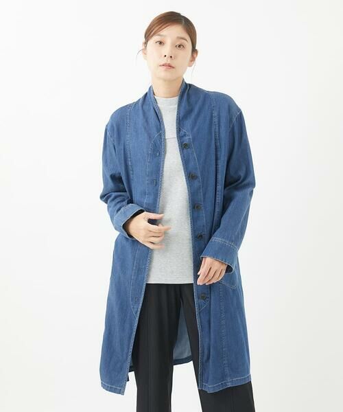 GIANNI LO GIUDICE / ジャンニ・ロ・ジュディチェ その他アウター | [洗える]フリクションデニムコート | 詳細1