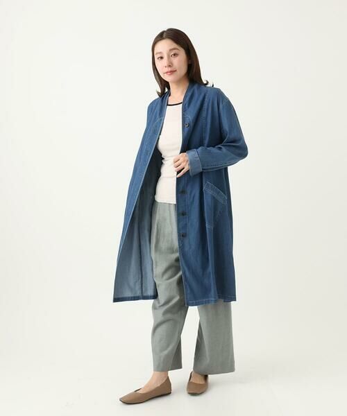 GIANNI LO GIUDICE / ジャンニ・ロ・ジュディチェ その他アウター | [洗える]フリクションデニムコート | 詳細14