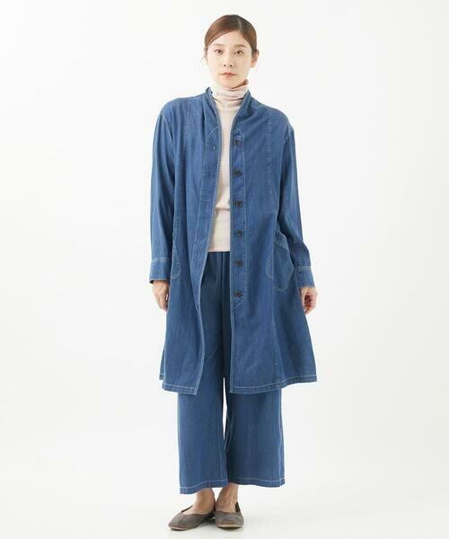 GIANNI LO GIUDICE / ジャンニ・ロ・ジュディチェ その他アウター | [洗える]フリクションデニムコート | 詳細16