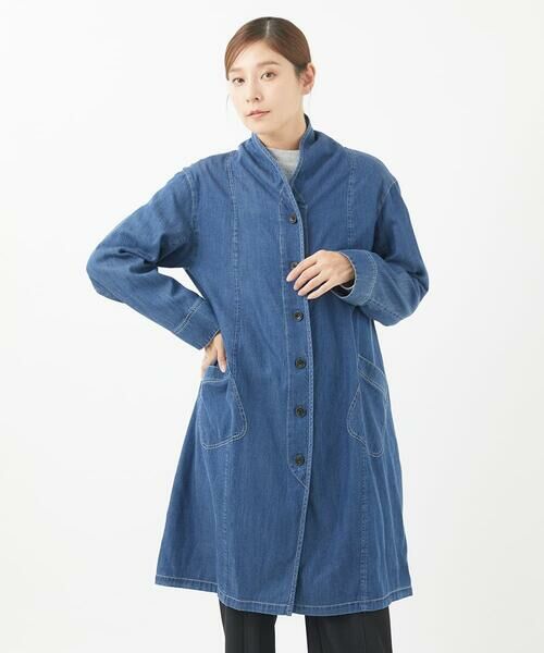 GIANNI LO GIUDICE / ジャンニ・ロ・ジュディチェ その他アウター | [洗える]フリクションデニムコート | 詳細2