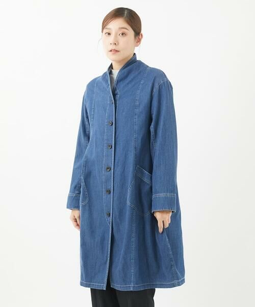GIANNI LO GIUDICE / ジャンニ・ロ・ジュディチェ その他アウター | [洗える]フリクションデニムコート | 詳細3