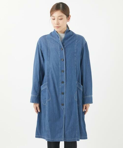 GIANNI LO GIUDICE / ジャンニ・ロ・ジュディチェ その他アウター | [洗える]フリクションデニムコート | 詳細4