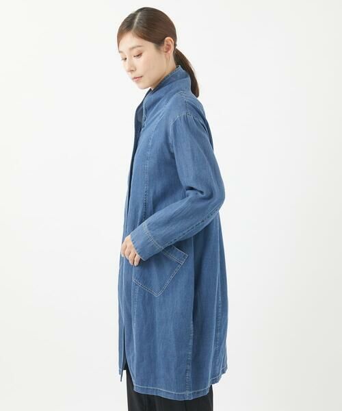 GIANNI LO GIUDICE / ジャンニ・ロ・ジュディチェ その他アウター | [洗える]フリクションデニムコート | 詳細5
