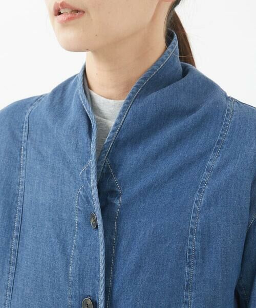 GIANNI LO GIUDICE / ジャンニ・ロ・ジュディチェ その他アウター | [洗える]フリクションデニムコート | 詳細7