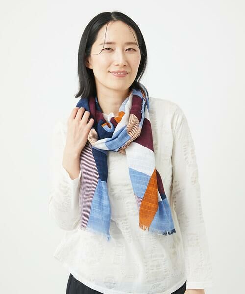 GIANNI LO GIUDICE / ジャンニ・ロ・ジュディチェ マフラー・ショール・スヌード・ストール | マルチプリントストール | 詳細6