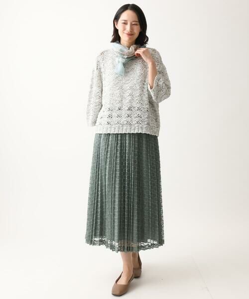 GIANNI LO GIUDICE / ジャンニ・ロ・ジュディチェ マフラー・ショール・スヌード・ストール | ドット柄ミニーストール | 詳細10