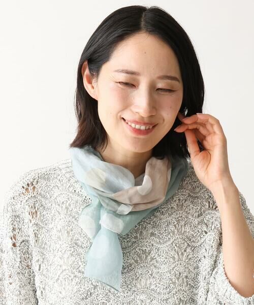 GIANNI LO GIUDICE / ジャンニ・ロ・ジュディチェ マフラー・ショール・スヌード・ストール | ドット柄ミニーストール | 詳細7
