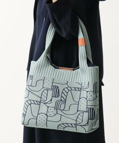 GIANNI LO GIUDICE / ジャンニ・ロ・ジュディチェ その他小物 | プリント柄ニットバッグ