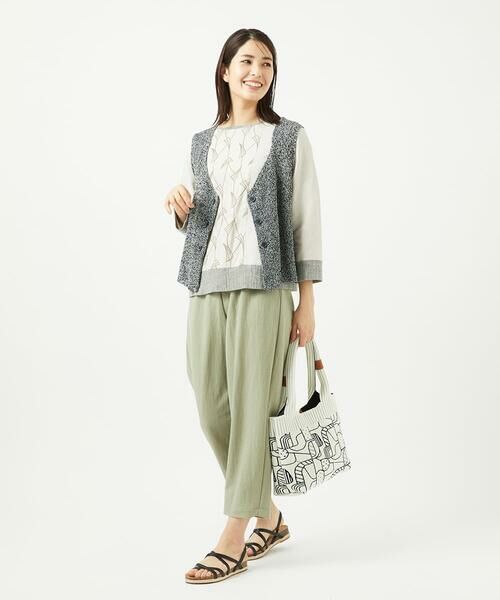 GIANNI LO GIUDICE / ジャンニ・ロ・ジュディチェ シャツ・ブラウス | レーヨンリネンエンブロイダリーブラウス | 詳細17