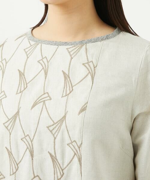 GIANNI LO GIUDICE / ジャンニ・ロ・ジュディチェ シャツ・ブラウス | レーヨンリネンエンブロイダリーブラウス | 詳細5