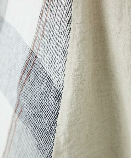 GIANNI LO GIUDICE / ジャンニ・ロ・ジュディチェ シャツ・ブラウス | [洗える]リネンチェックプルオーバーブラウス | 詳細11