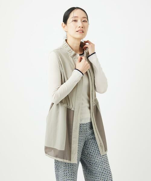 GIANNI LO GIUDICE / ジャンニ・ロ・ジュディチェ セットアップ | マイクロストライプストレッチロングジレ | 詳細2