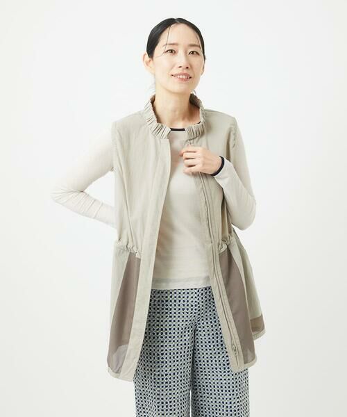 GIANNI LO GIUDICE / ジャンニ・ロ・ジュディチェ セットアップ | マイクロストライプストレッチロングジレ | 詳細3