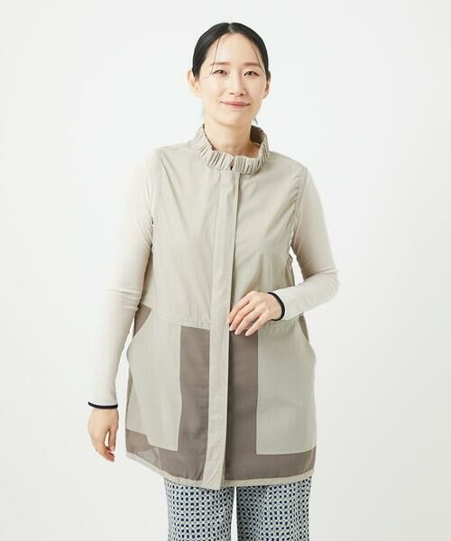 GIANNI LO GIUDICE / ジャンニ・ロ・ジュディチェ セットアップ | マイクロストライプストレッチロングジレ | 詳細4