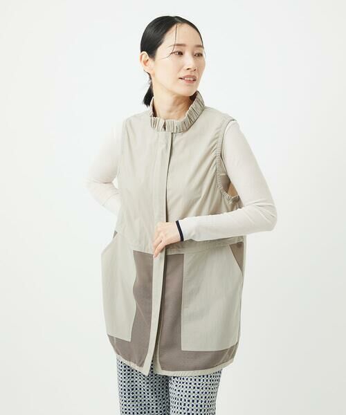 GIANNI LO GIUDICE / ジャンニ・ロ・ジュディチェ セットアップ | マイクロストライプストレッチロングジレ | 詳細5